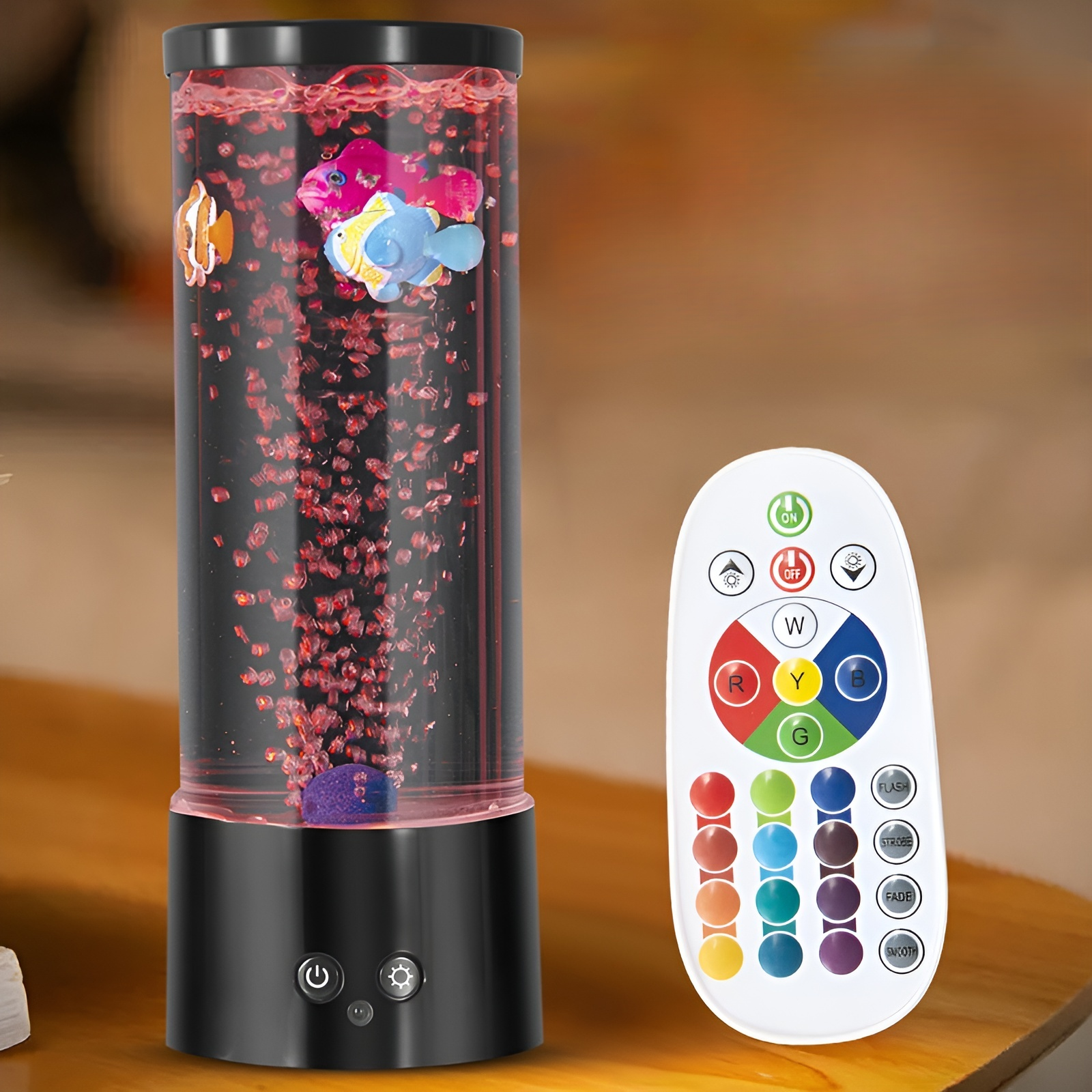 JMY Bubble Fish Lampe LED High Brightness USB Nachtlicht Kreative Kinderzimmer Schlafzimmer Ornament