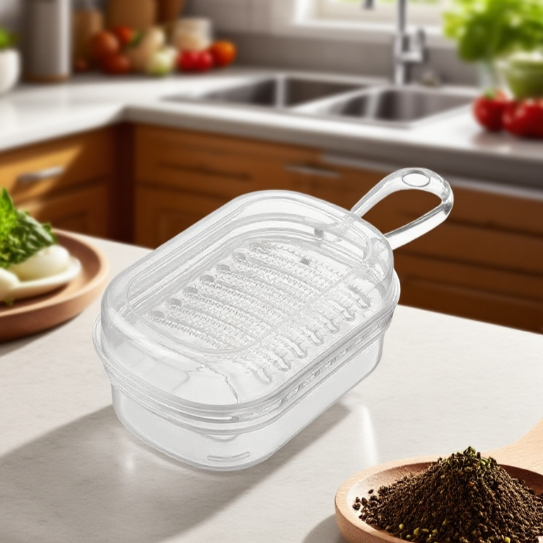 家用手動薑蓉蒜泥研磨神器外觀展示