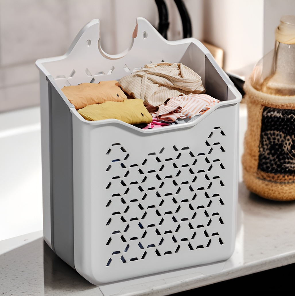 家庭用ドリル不要の洗濯物収納ラック