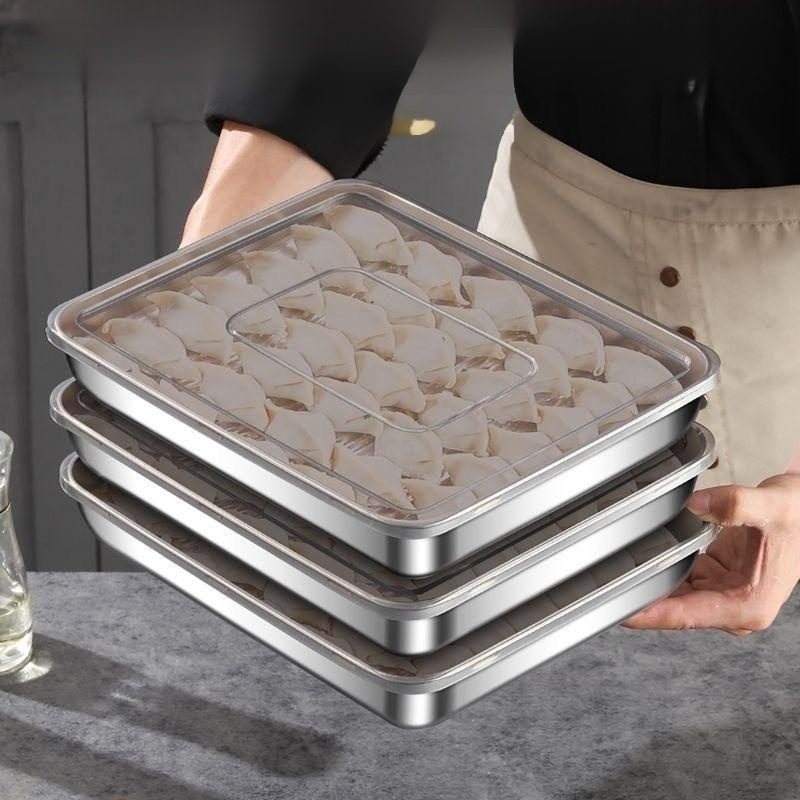 Caja de acero inoxidable con tapa