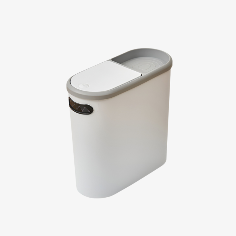 クリエイティブゴミ箱 家庭用トイレゴミ箱 リビングルーム キッチンゴミ箱 バスルーム 隙間ゴミ箱 蓋付き プッシュ式ゴミ箱