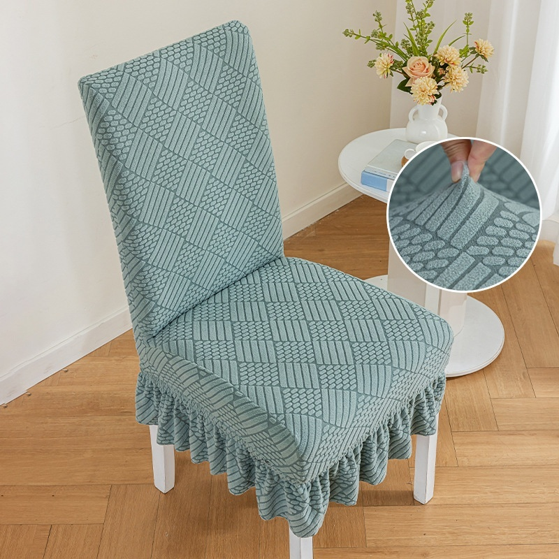 Thick Elastic Anti-Slip Skirt Chair Cover