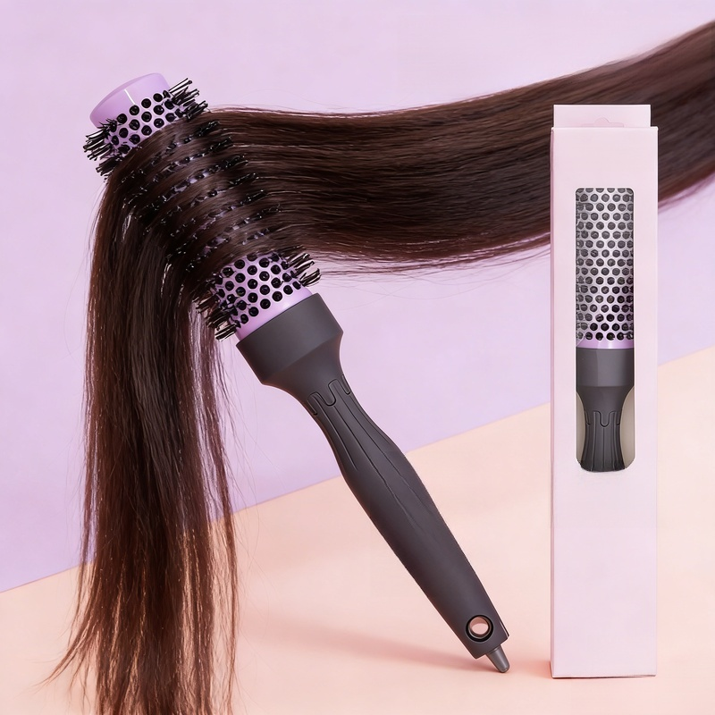 Professionelle Aluminium-Rundbürste zum Haarstyling