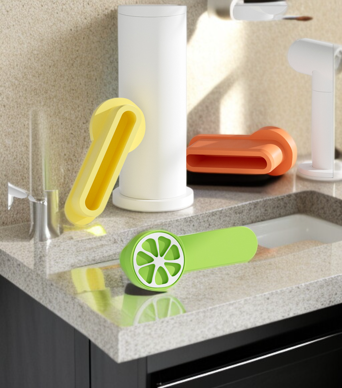 욕실 인테리어에 어울리는 플러그