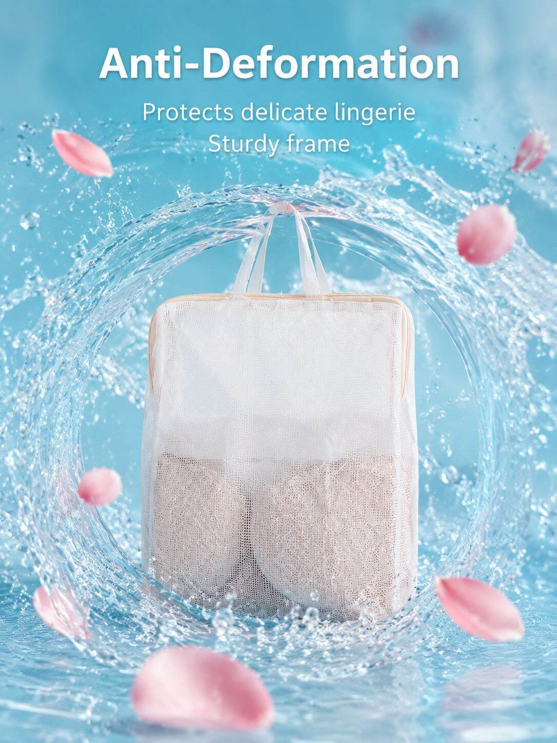 Anti-Deformation Laundry Bag for Underwear and Bras