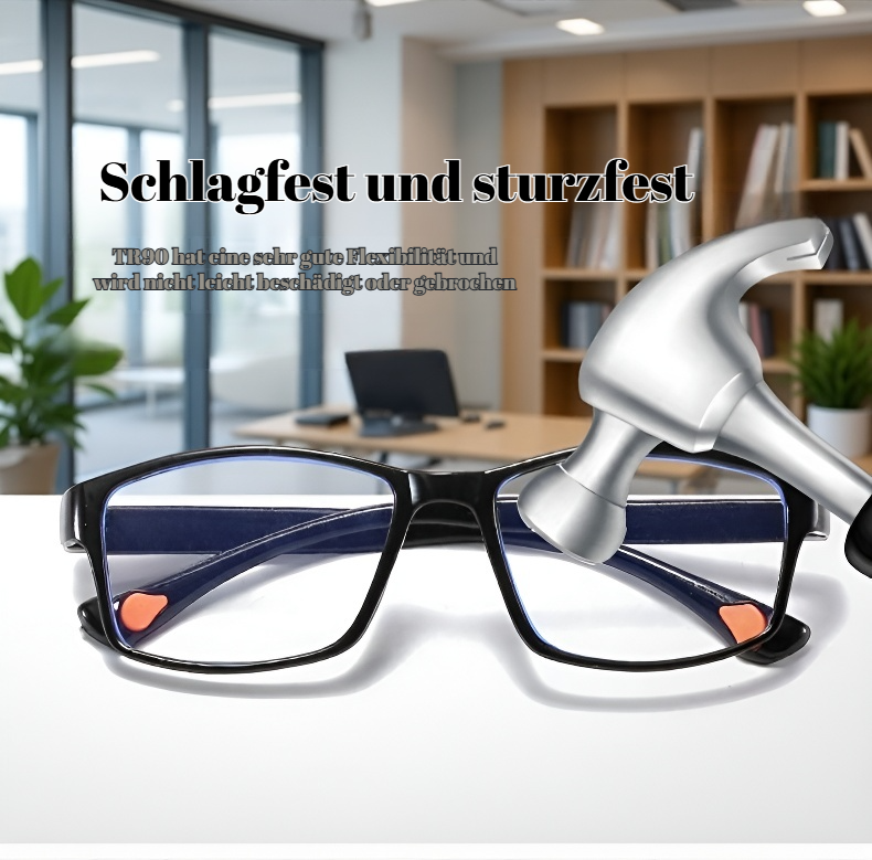 Blaulichtfilter Brille mit modernem Rahmen
