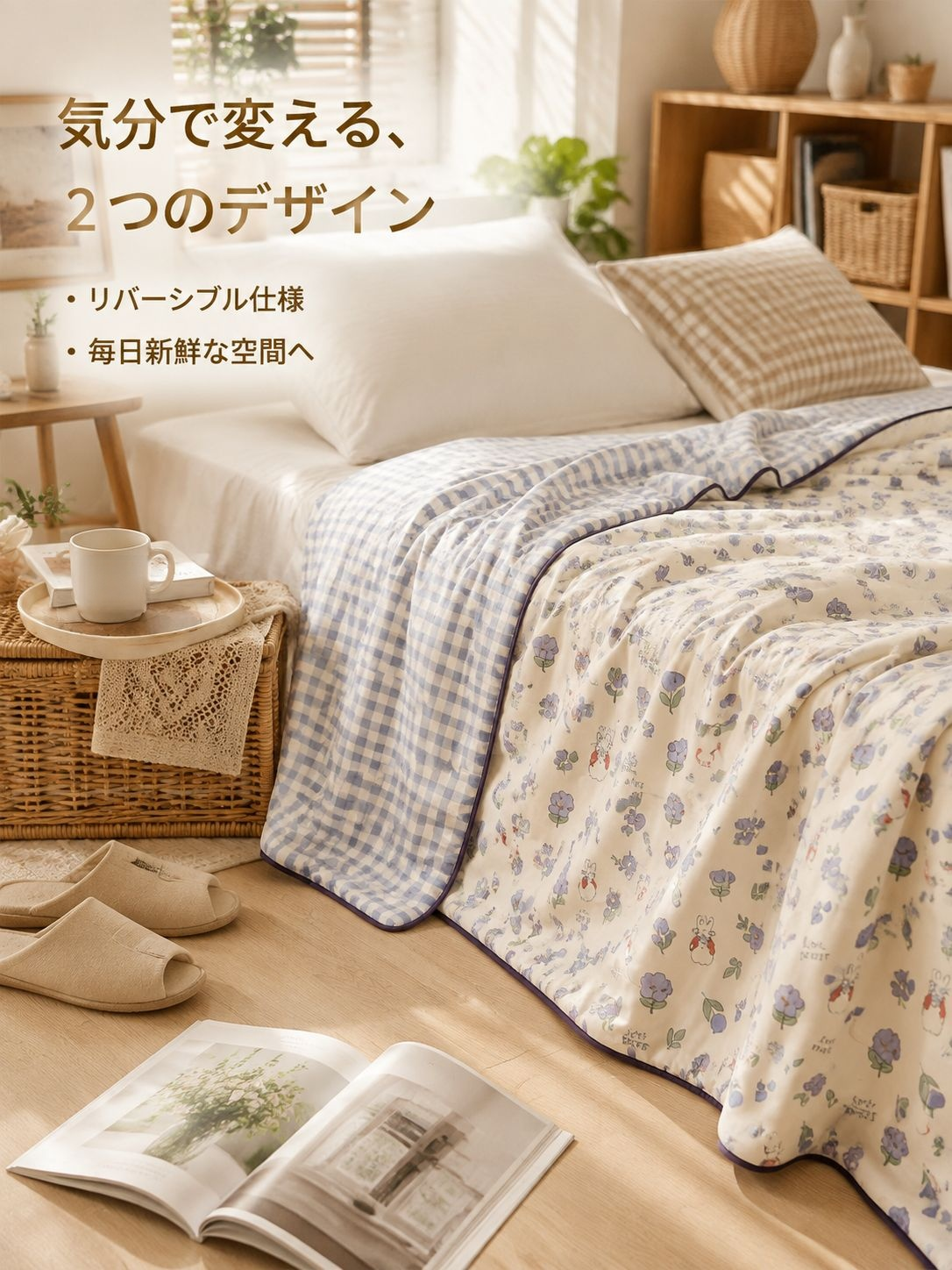 夏用涼感掛け布団 ダブル