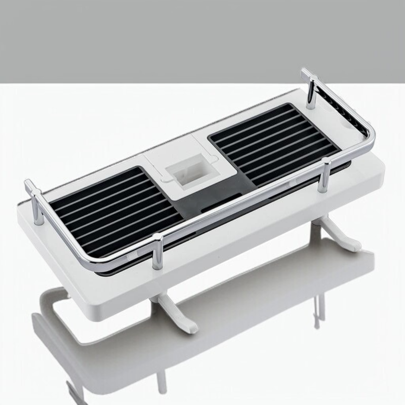 ชั้นวางสินค้าในห้องน้ำติดตั้งง่าย