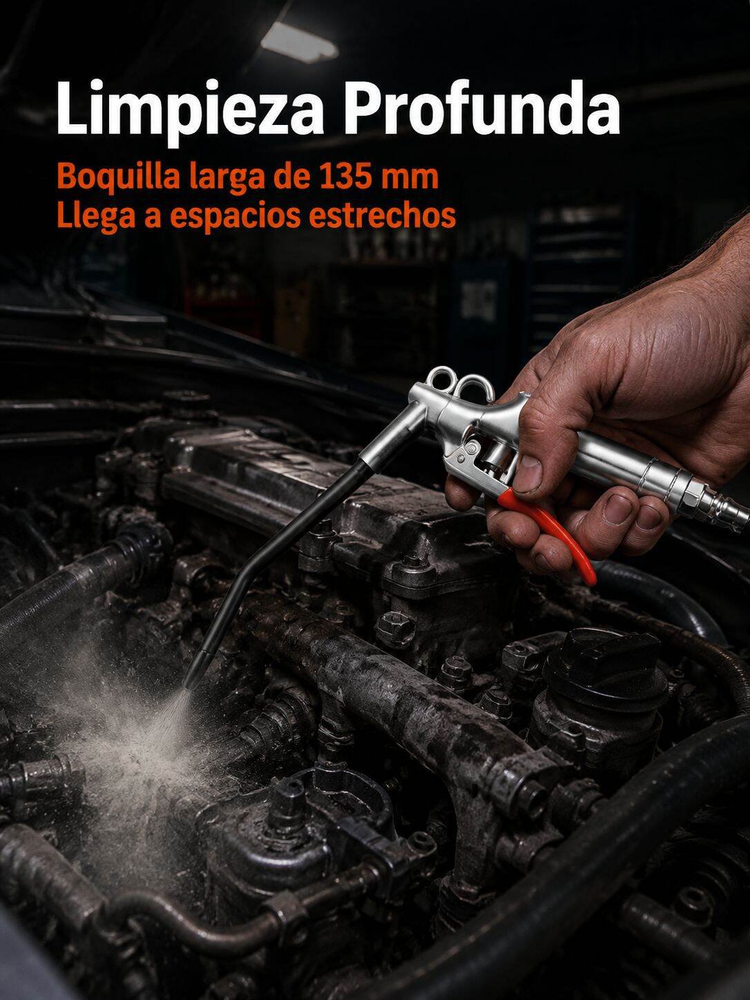 Pistola de aire comprimido resistente y duradera