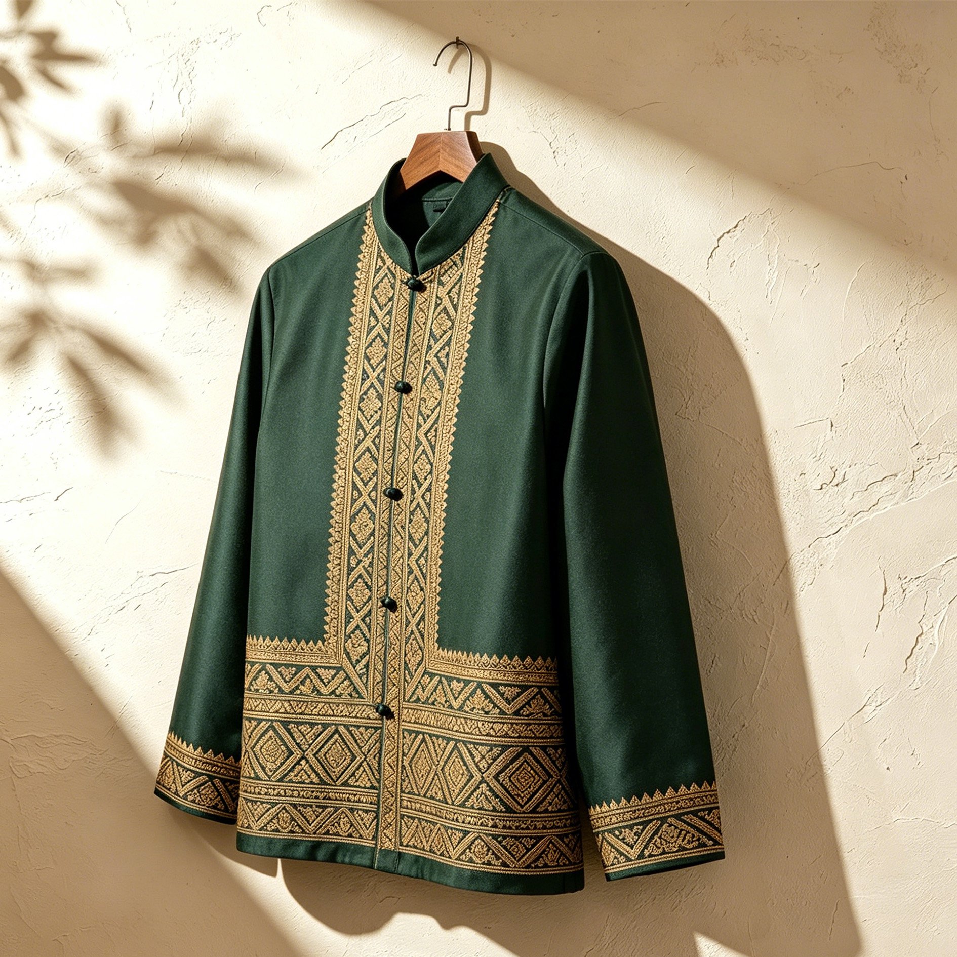 เสื้อคลุมผู้ชายสไตล์เกาหลีใส่สบาย