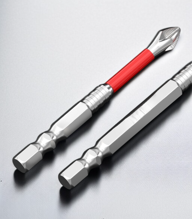 산업현장에서 사용중인 핸드드릴 십자비트