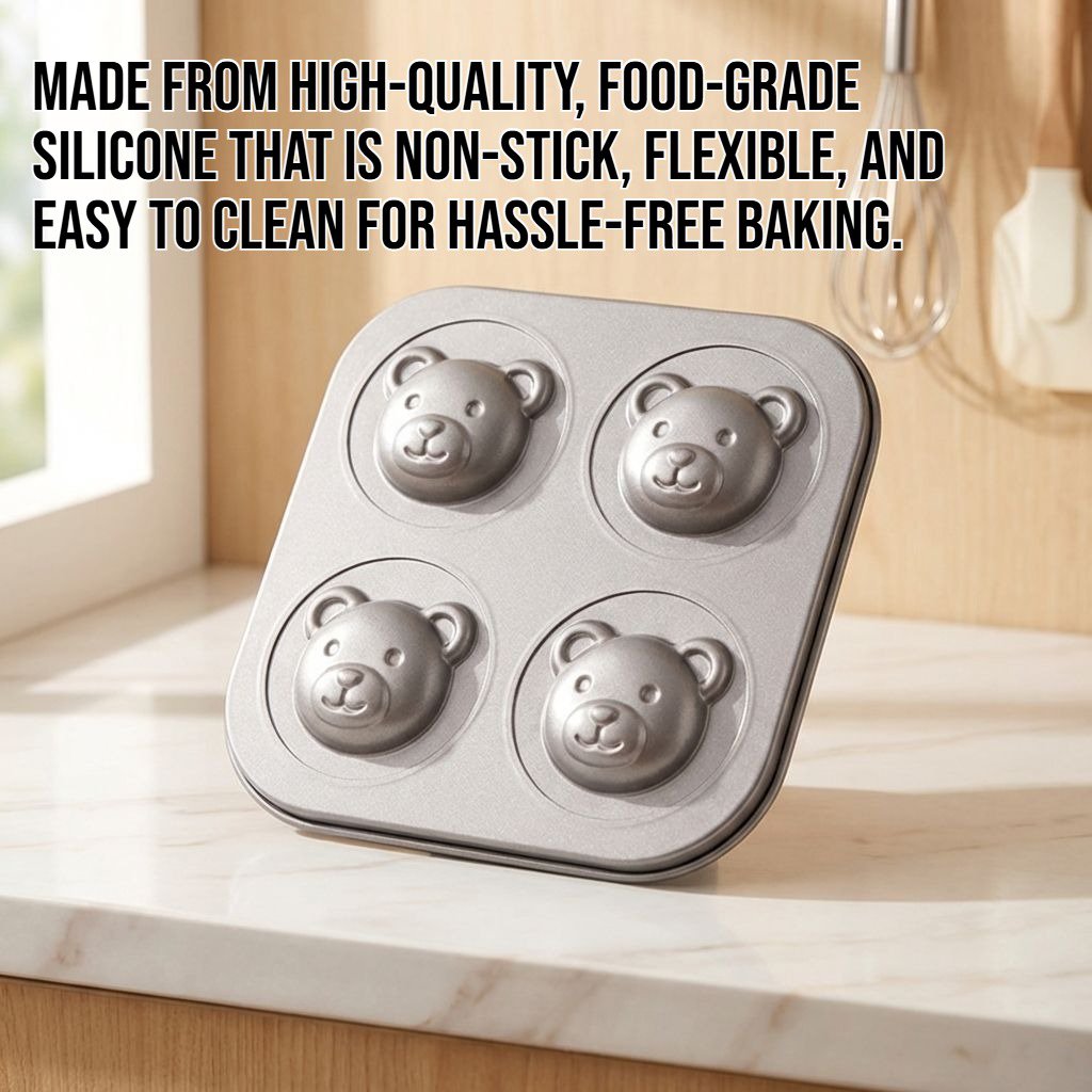 Cartoon Bear Cake Baking Mold