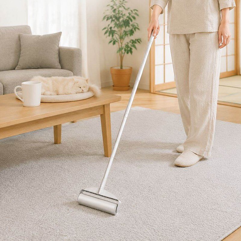 ロングシャンク伸縮粘毛器