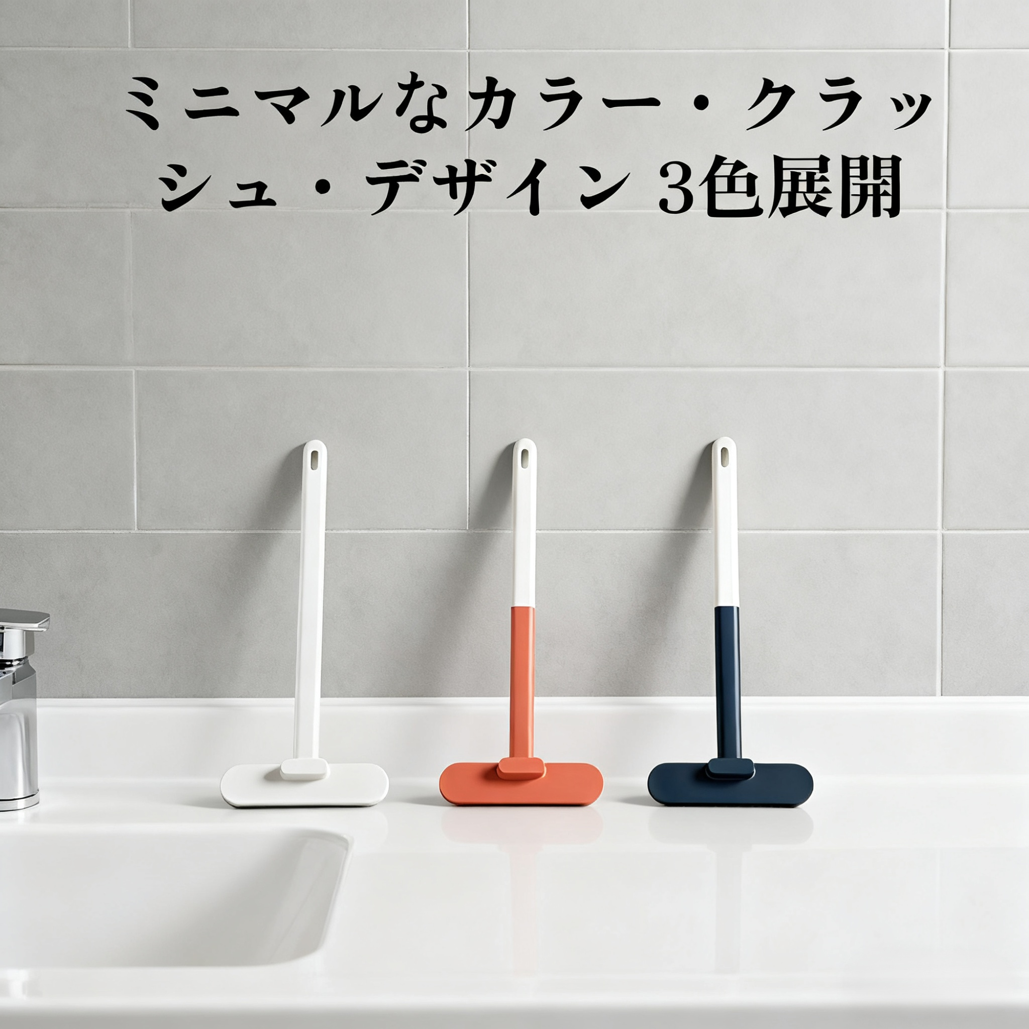 水洗い掃除用ブラシ 取り外し可能なハンドル