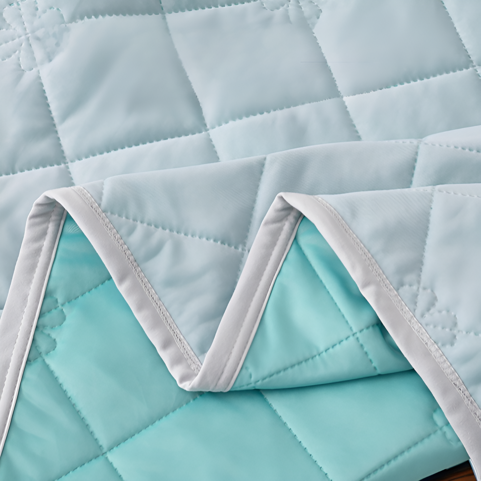 純色菱格春秋薄掛け布団