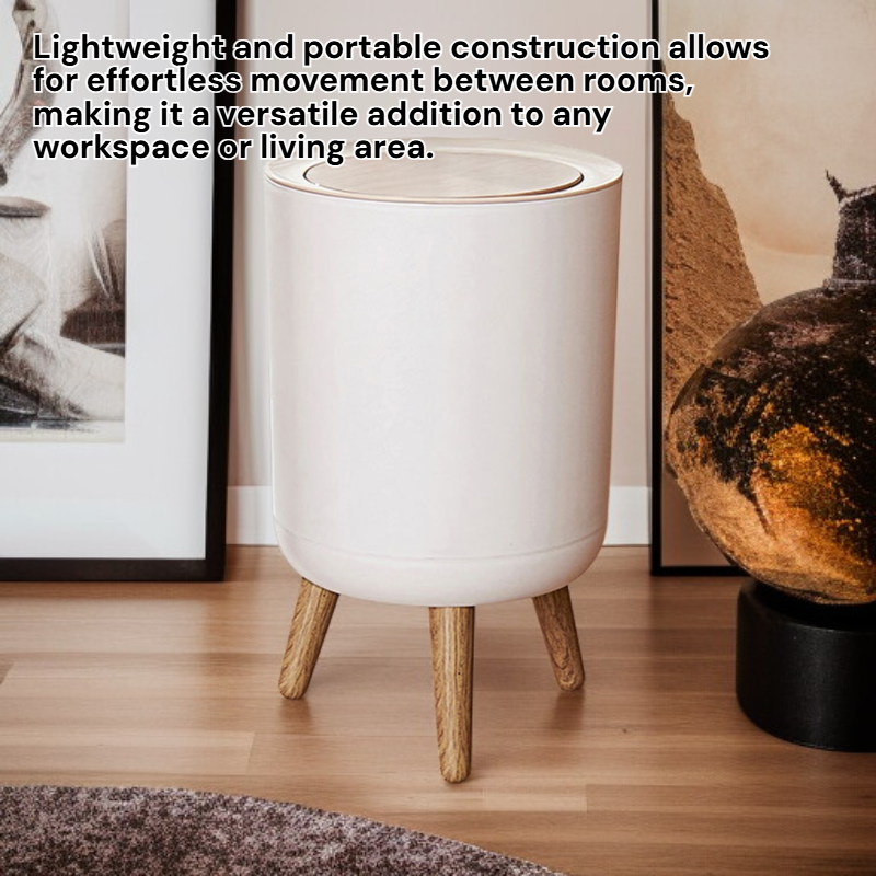 Multi-functional Plastic Waste Bin for Bedroom, Living Room, Kitchen, and Office