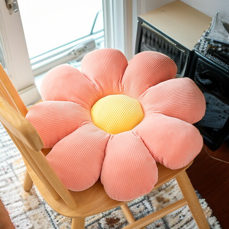 オフィス漫画クッション 花びらひまわりクッション おならクッション 窓用畳クッション