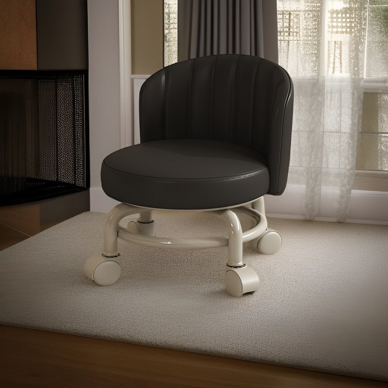 Asiento cómodo con ruedas para el hogar