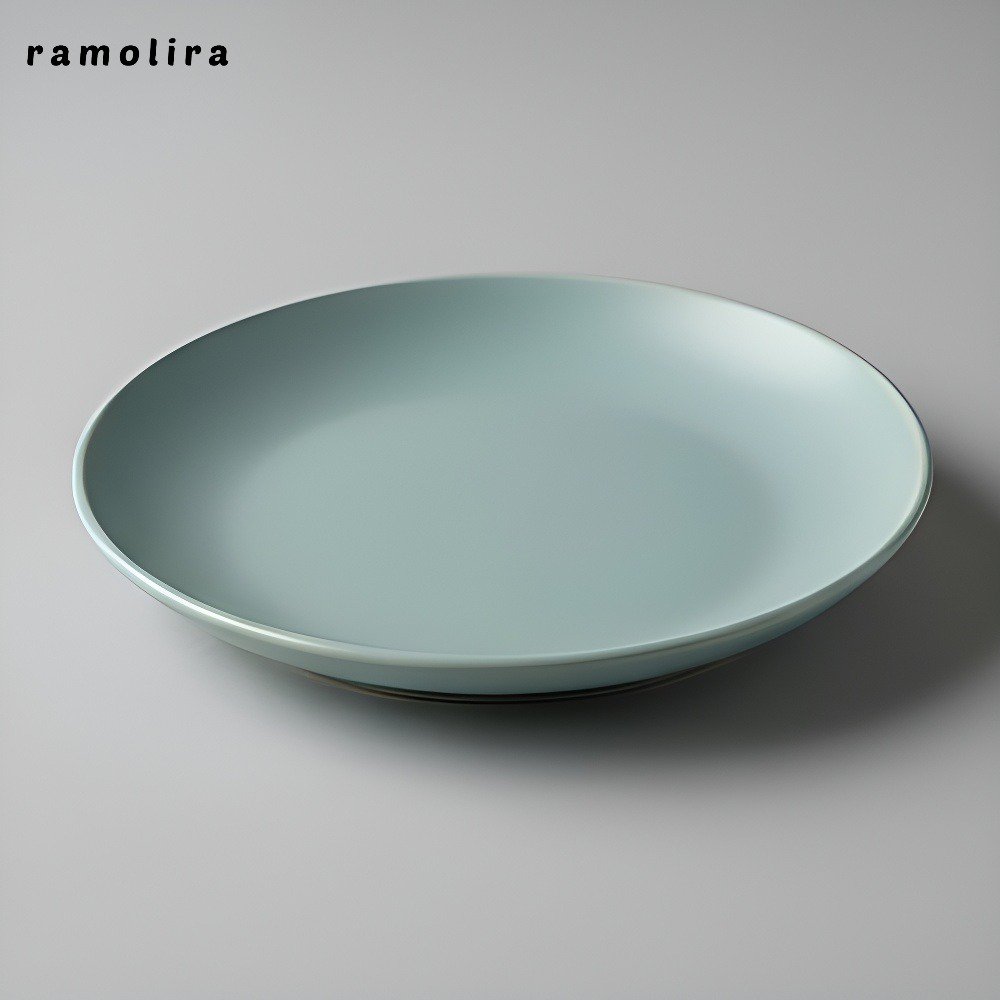 세련된 원형 찬 접시 테이블 세팅