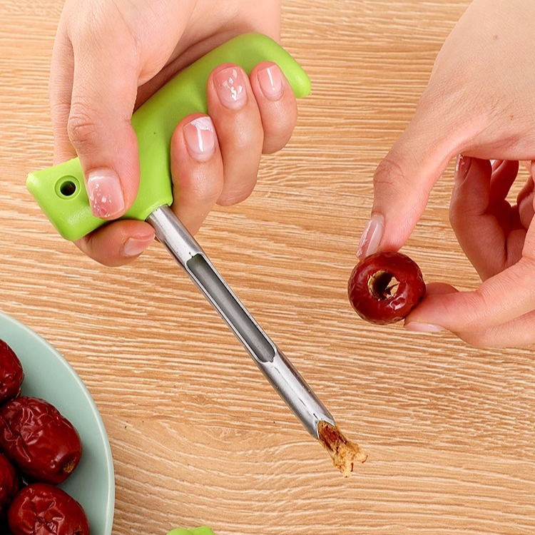 PP手柄不鏽鋼去核器套裝