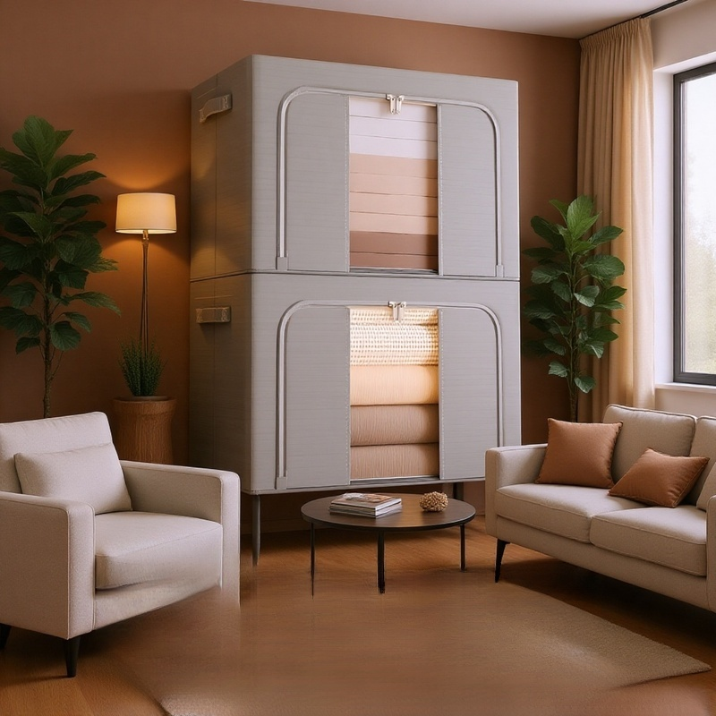 Caja de almacenamiento para ropa doméstica 