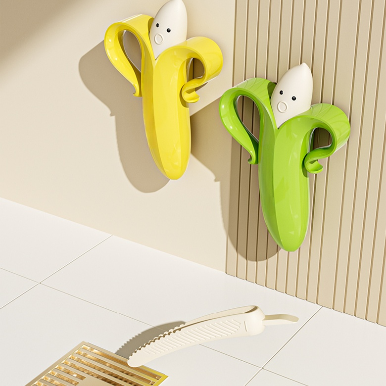 마그네틱 바나나 모양 욕실 헤어핀