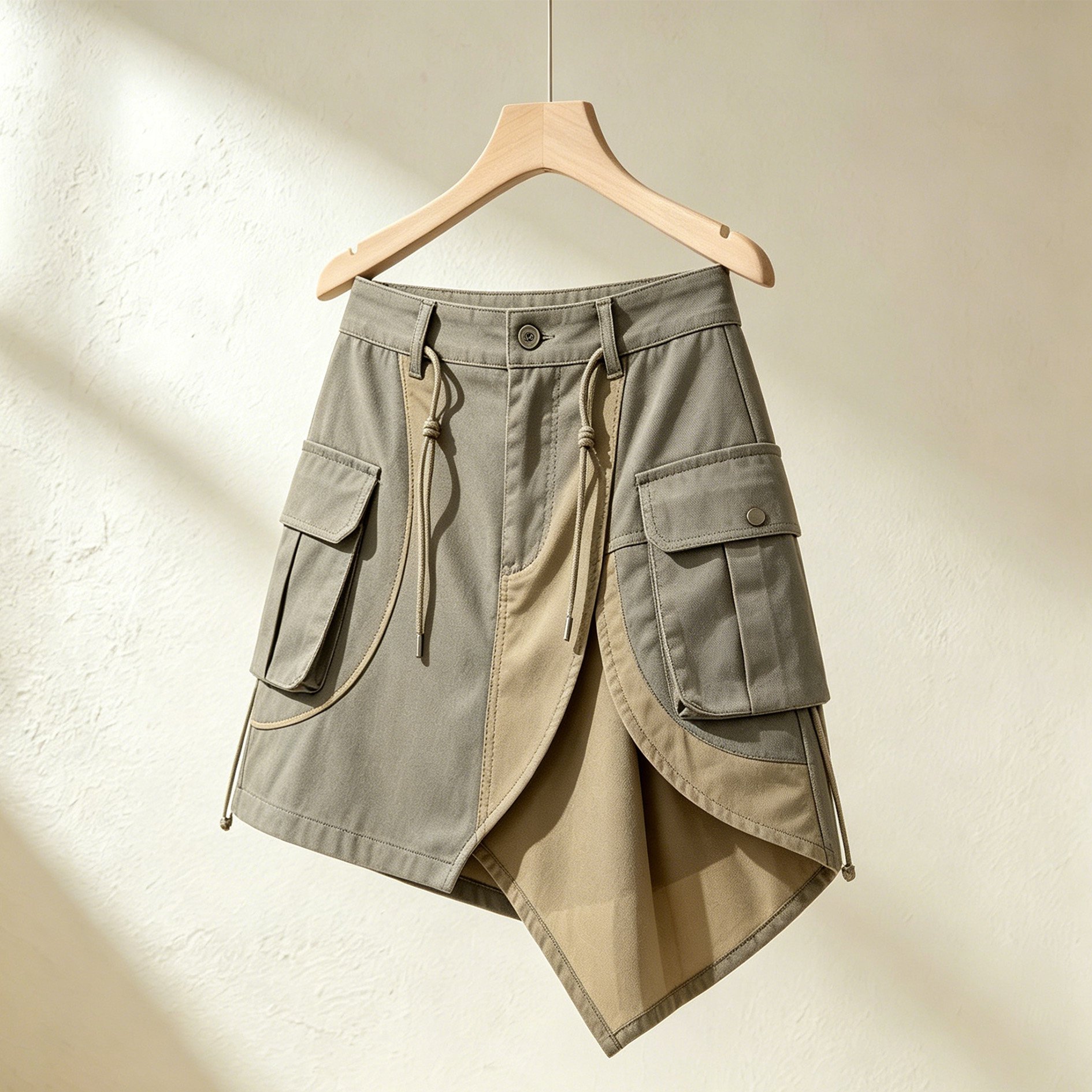 스타일리시 하이웨이스트 치마바지