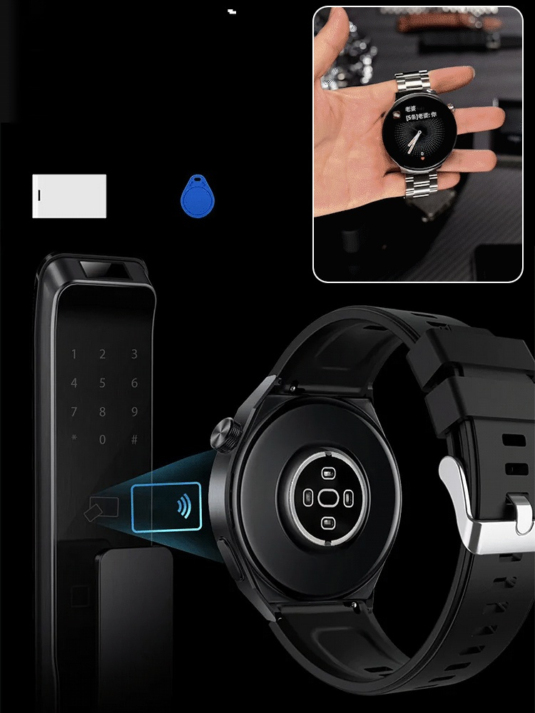 นาฬิกาสายเหล็ก Watch4 Pro วัดระดับน้ำตาลในเลือดได้