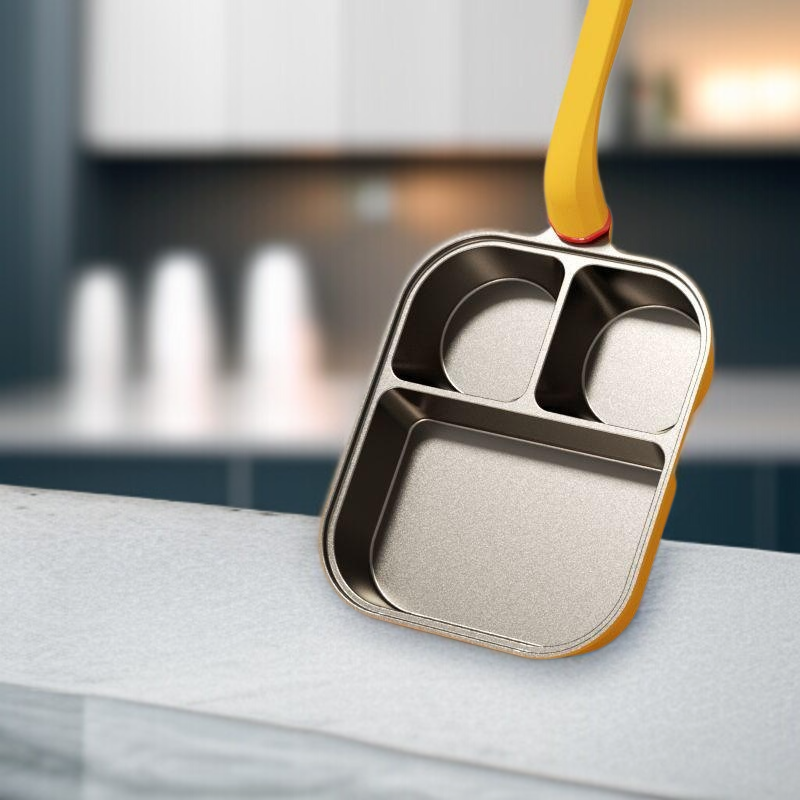 Multifunctional Titanium 3-in-1 Non-Stick Thickened Breakfast Pan