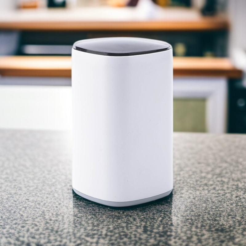 Push-button premium dental floss box