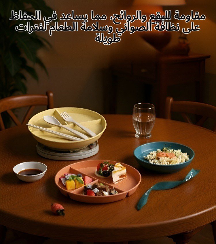 صينية طعام بلاستيكية عالية الجودة