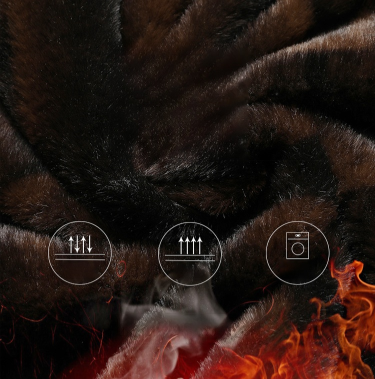 メンズ用フリース裏地冬コートの正面写真