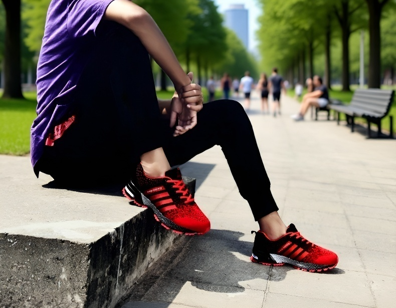 普段使いに最適な軽量メッシュシューズ