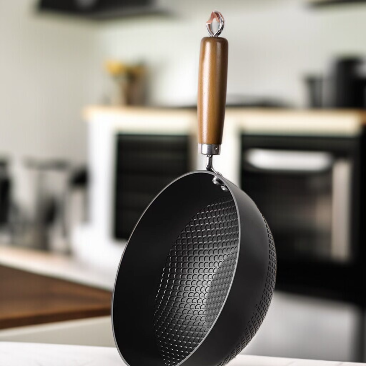 가정용 무코팅 가마솥 프라이팬 프라이팬 1인용 경량 가정용 인덕션 적용 미니 무접착 가마솥