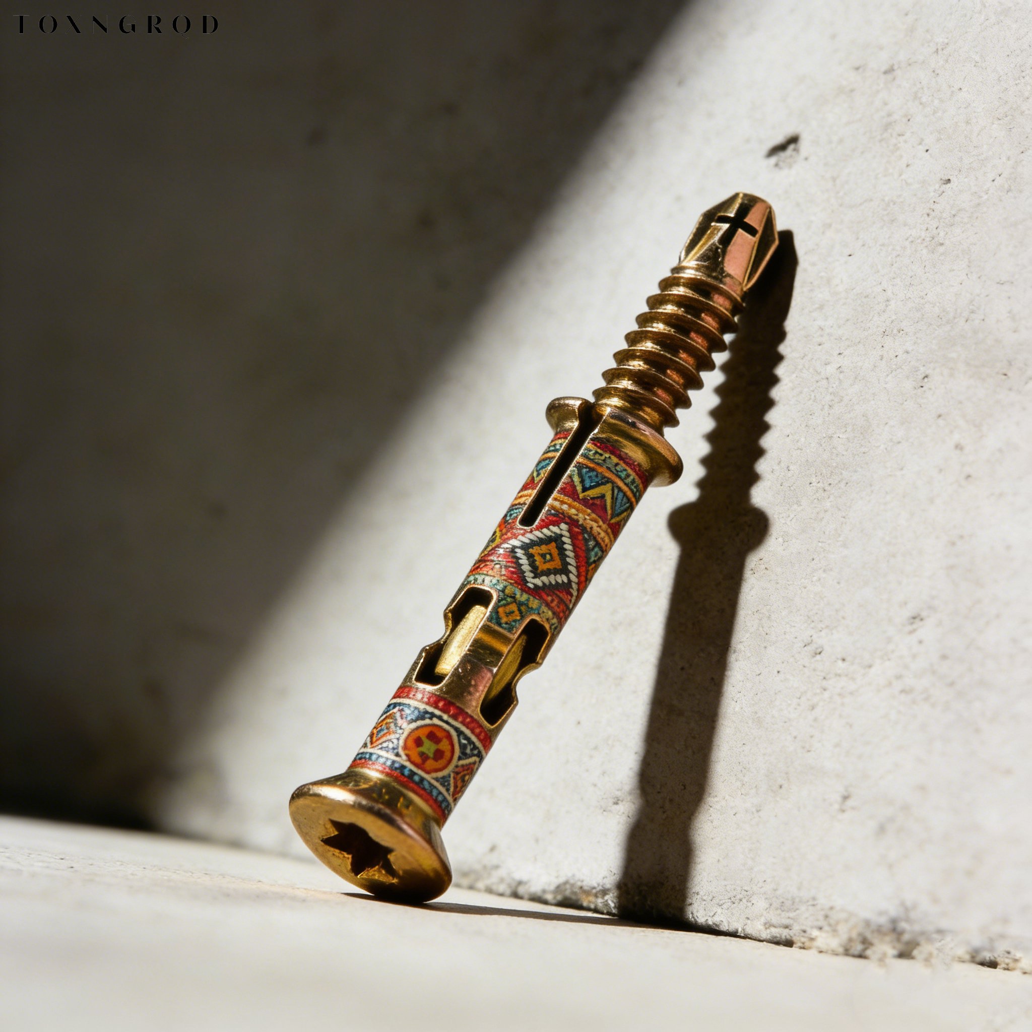 Detalle de pernos de expansión huecos para paredes