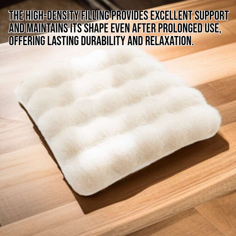 Thick plush warm cushion