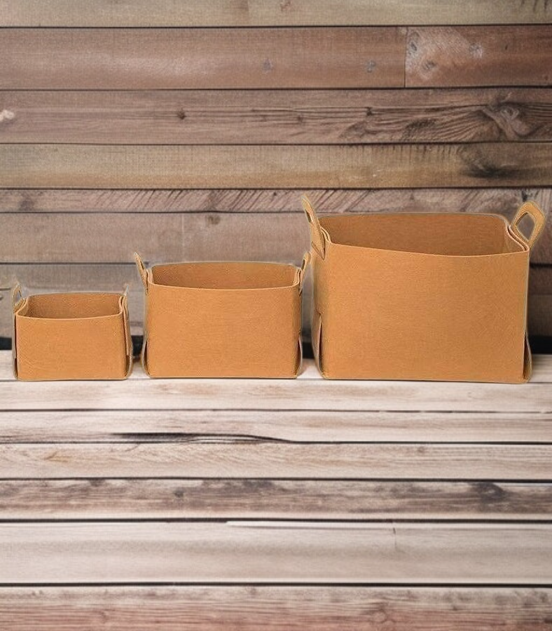 공간 절약형 접이식 수납함 사용 예시