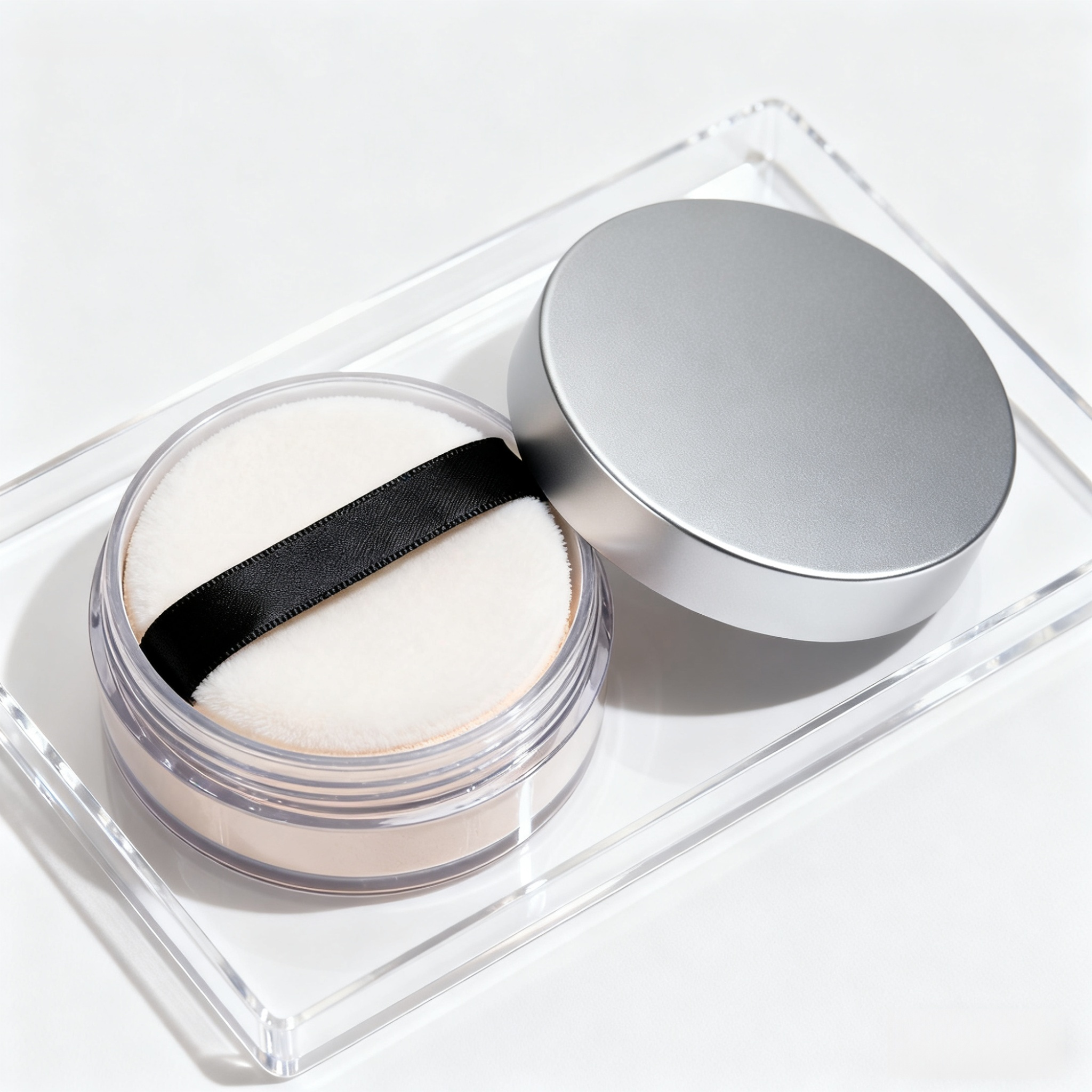 Transparenter, weichzeichnender, langanhaltender loser Puder