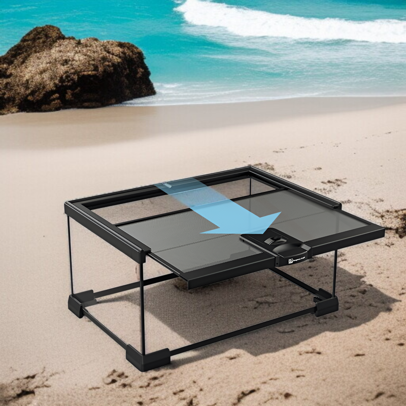 爬宠宠物玻璃缸可堆叠蜥蜴守宫甲虫蜘蛛喂养雨林造景饲养缸观赏缸