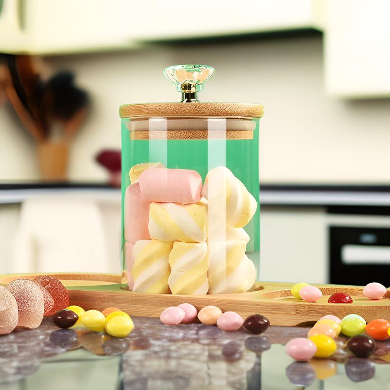 botellas de vidrio para condimentos