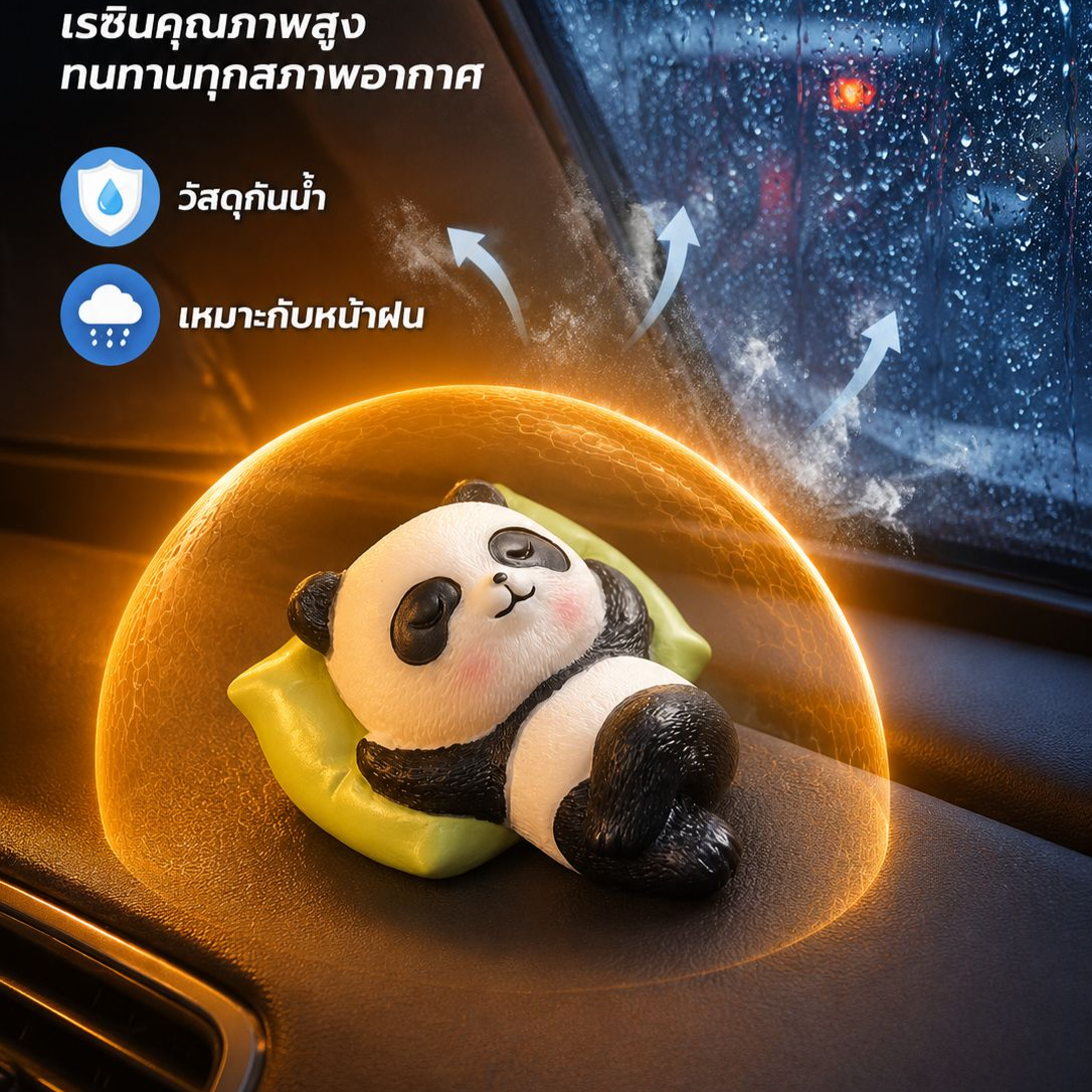 ตุ๊กตาตกแต่งคอนโซลหน้ารถรูปสัตว์นอนหลับน่ารัก