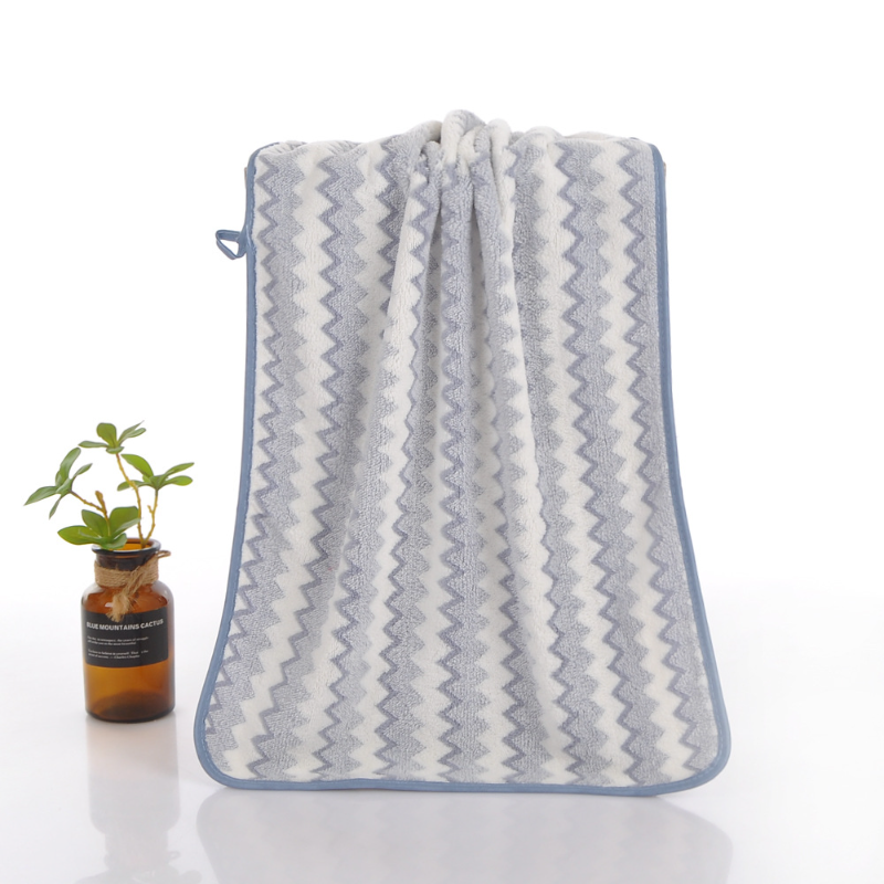Coral fleece thickened absorbent towel