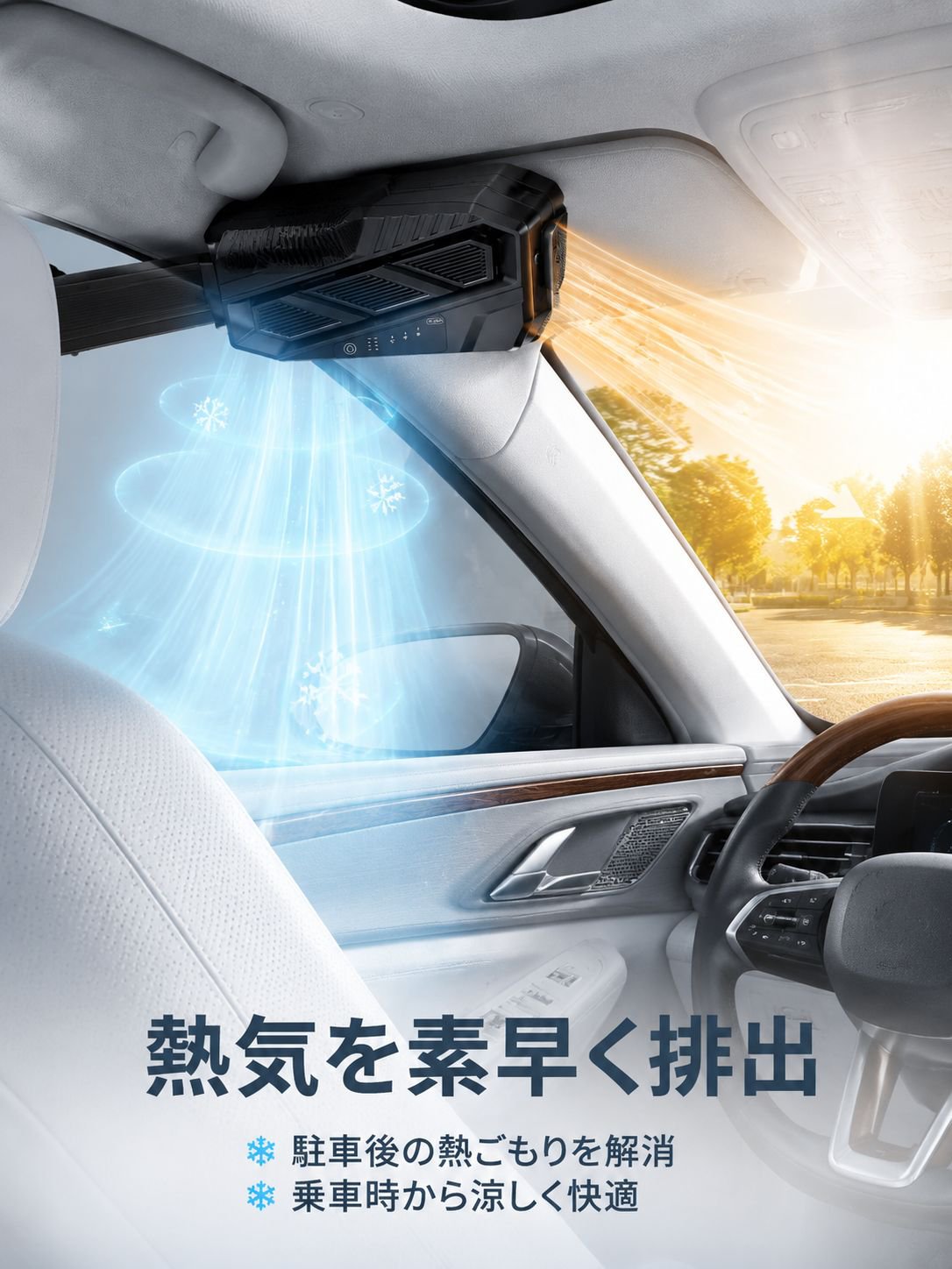 車載用多機能ファン・換気扇
