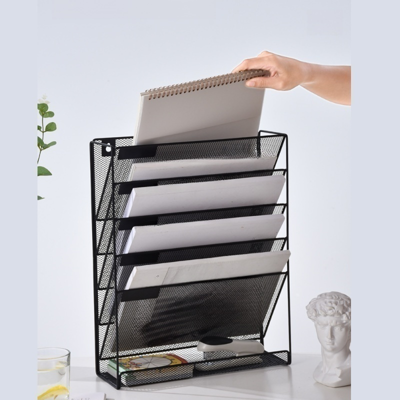 Metal Wall Mounted Shelf for Desk Space
