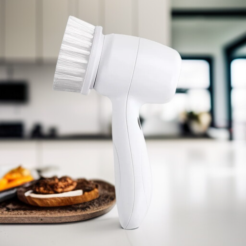 Cepillo eléctrico portátil para lavar platos, ollas y utensilios