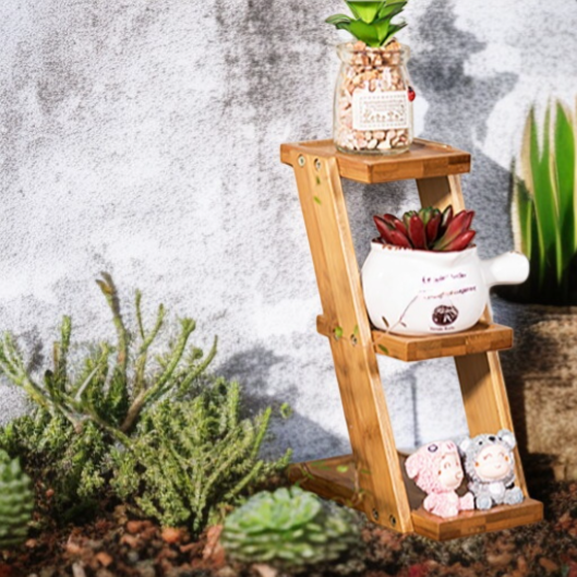 観葉植物に最適な竹製スタンド