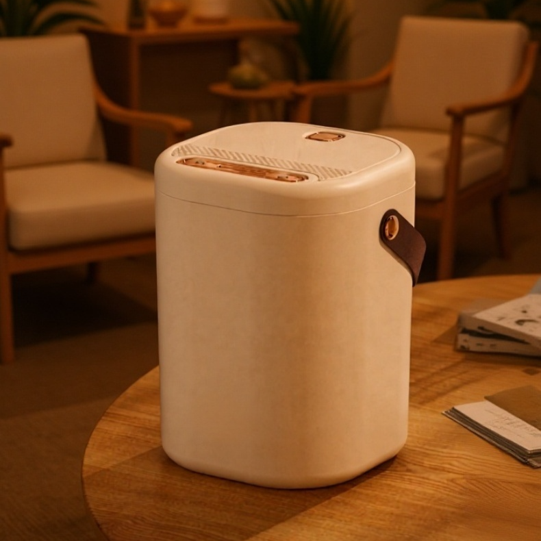 Detailansicht des Filtersystems im Luftbefeuchter mit Luftreinigung