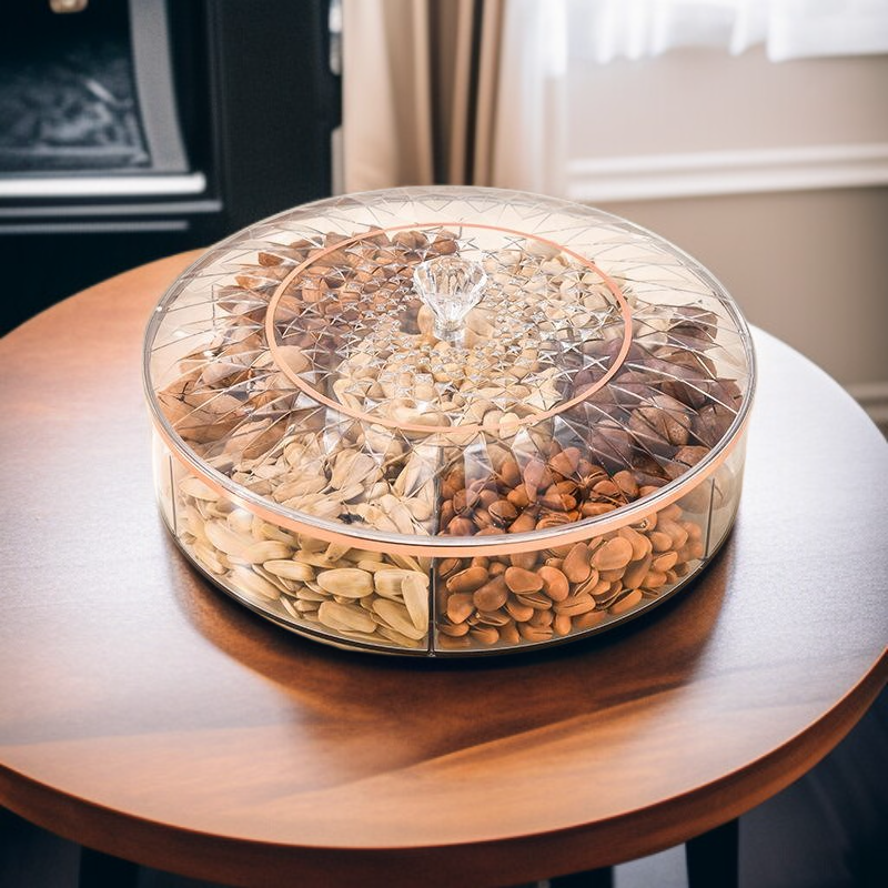 고급 라이트 럭셔리 과일 접시 거실 테이블 사탕 간식 진열함