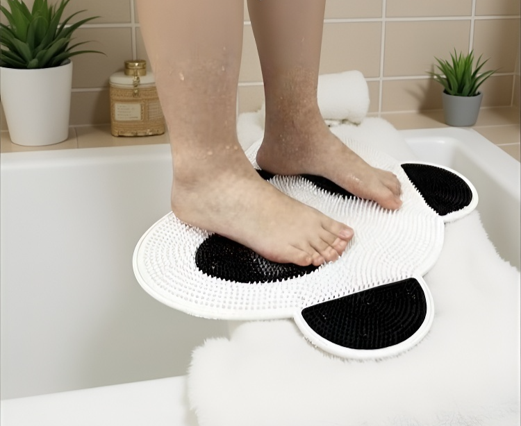 حصيرة استحمام آمنة وسهلة التنظيف