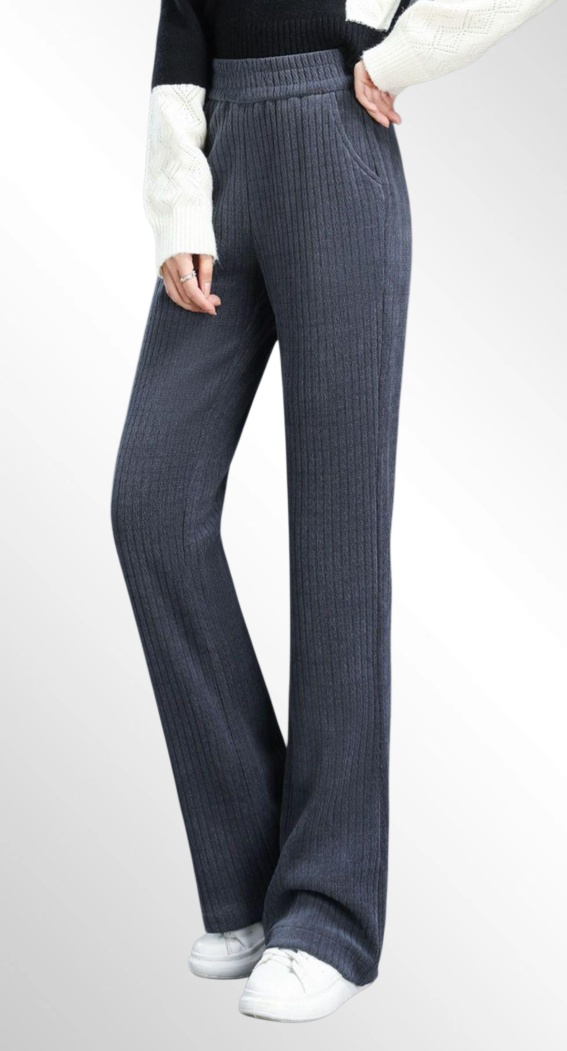 편안한 와이드 레그 팬츠 실루엣 이미지